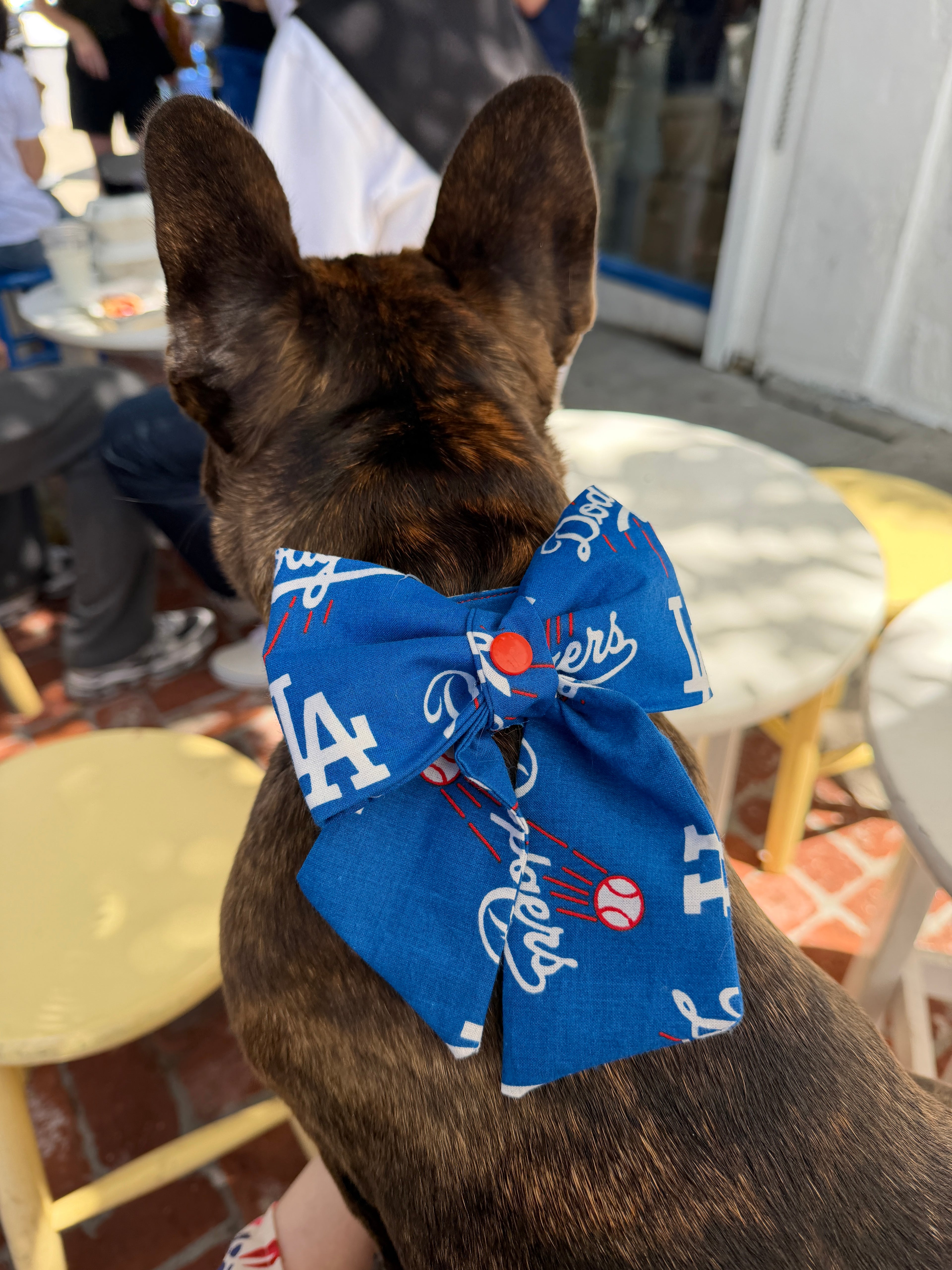 Dodgers Sailor Bow and Collar